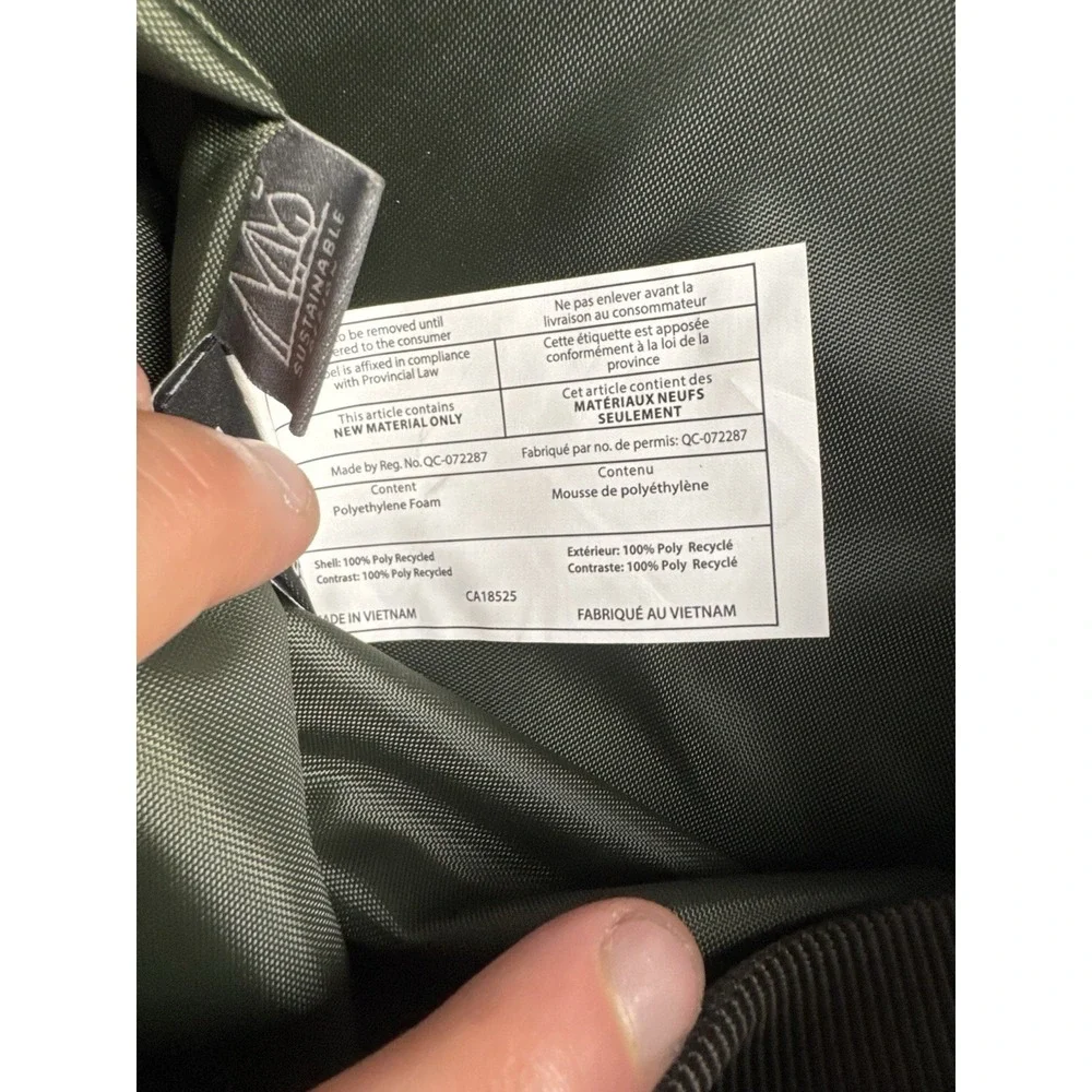 NEW Osprey Arcane Zip Top Tote Backpack I‎ Stonewash Black Embroidered